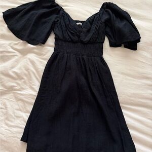 Chic Black Long Sleeve Dress